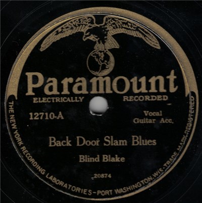 Blind Blake - Back Door Slam Blues / Cold Hearted Mama Blues download mp3 flac