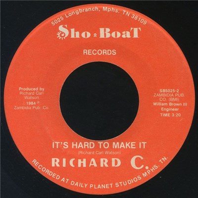 Richard C - It's Hard To Make It download mp3 flac