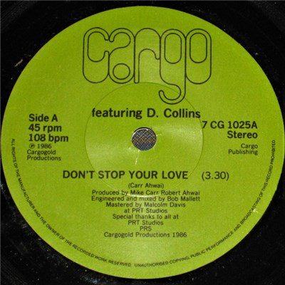 Cargo Featuring D. Collins - Don't Stop Your Love download mp3 flac
