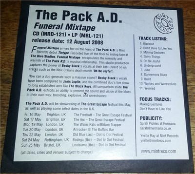 The Pack A.D. - Funeral Mixtape download mp3 flac