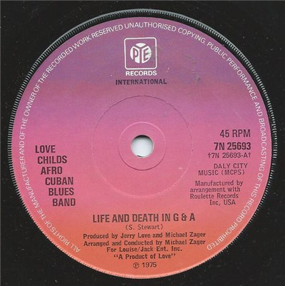 Love Childs Afro Cuban Blues Band - Life And Death In G & A download mp3 flac