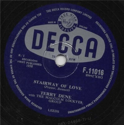 Terry Dene With The Malcolm Lockyer Group - Stairway Of Love / Lover, Lover ! download mp3 flac