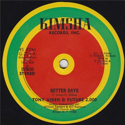 Tony Aiken & Future 2,000 - Better Days download mp3 flac