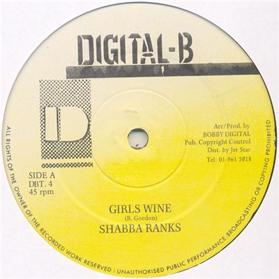 Shabba Ranks - Girls Wine download mp3 flac