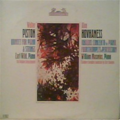 Walter Piston / Alan Hovhaness - Quintet For Piano & Strings / Khaldis: Concerto For Piano, Four Trumpets & Percussion download mp3 flac