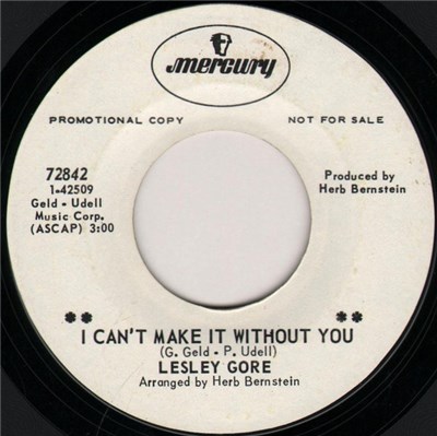 Lesley Gore - I Can't Make It Without You download mp3 flac