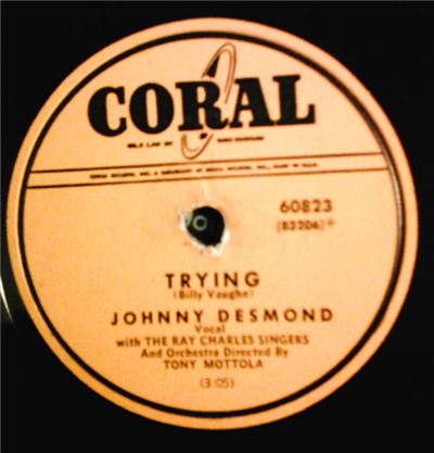 Johnny Desmond With The Ray Charles Singers - Trying / Wild Guitar download mp3 flac