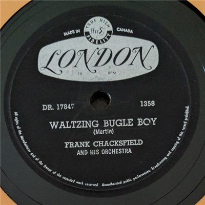 Frank Chacksfield & His Orchestra - Waltzing Bugle Boy / Ebb Tide download mp3 flac