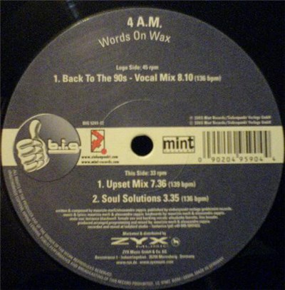 4 A.M. - Words On Wax download mp3 flac