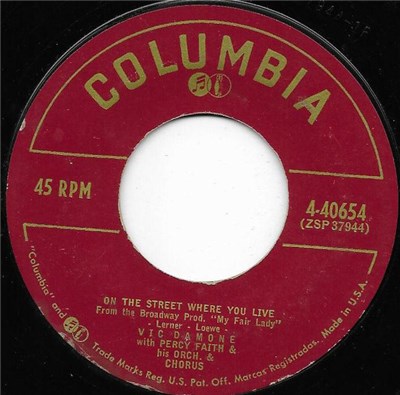 Vic Damone - On The Street Where You Live download mp3 flac