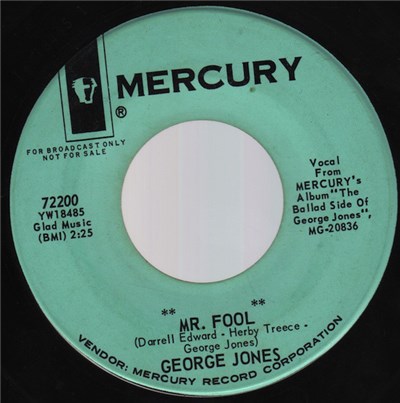 George Jones - Mr. Fool / One Is A Lonely Number download mp3 flac
