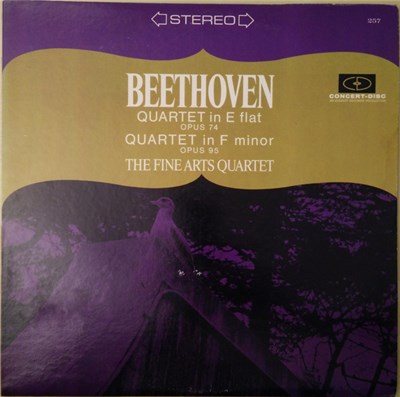 Beethoven, The Fine Arts Quartet - Quartet In E Flat Opus 74 / Quartet In F Minor Opus 95 download mp3 flac