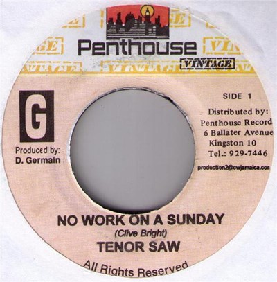 Tenor Saw - No Work On A Sunday download mp3 flac