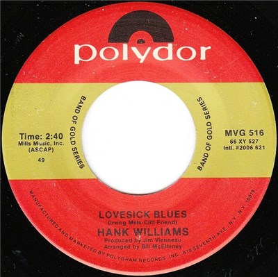 Hank Williams - Lovesick Blues / Ramblin' Man download mp3 flac