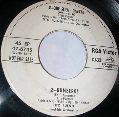 Tito Puente And His Orchestra / Harry Belafonte - Que Sera Cha Cha, Rumberos / Mary's Boy Child, Venezuela download mp3 flac