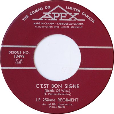 Le 25ième Regiment - C'Est Bon Signe download mp3 flac