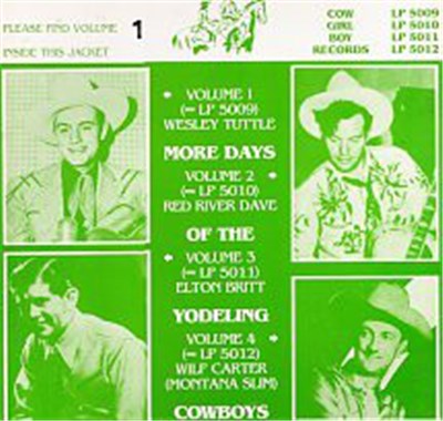 Wesley Tuttle - More Days Of The Yodeling Cowboys Volume 1 download mp3 flac