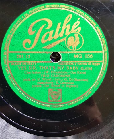 Trio Carosone - Yes Sir, That's My Baby (Lola) / Music, Music, Music ! download mp3 flac