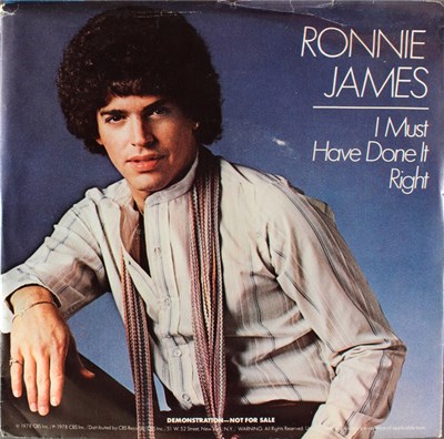 Ronnie James - I Must Have Done It Right download mp3 flac