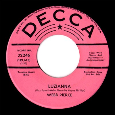 Webb Pierce - Luzianna / Somebody Please Kiss My Sweet Thing download mp3 flac