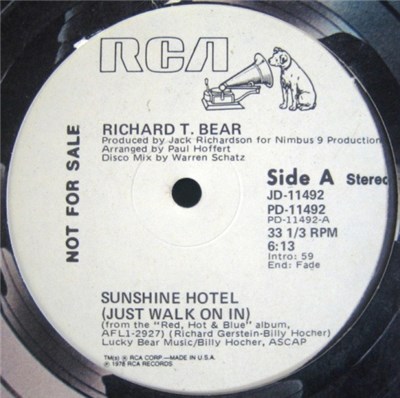 Richard T. Bear - Sunshine Hotel (Just Walk On In) download mp3 flac