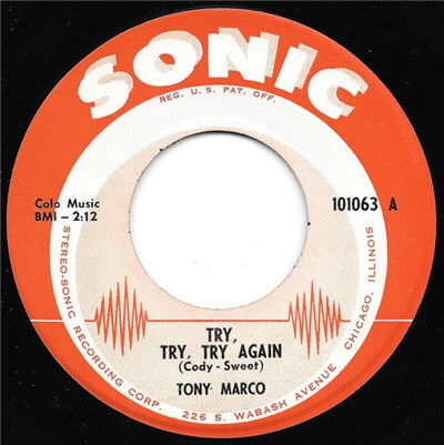 Tony Marco - Try, Try, Try Again / The Very Thought Of You download mp3 flac