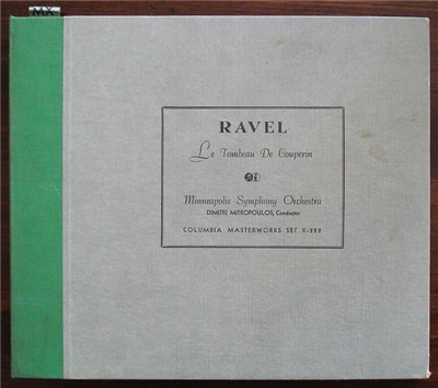 Ravel - Minneapolis Symphony Orchestra, Dimitri Mitropoulos - Le Tombeau De Couperin download mp3 flac