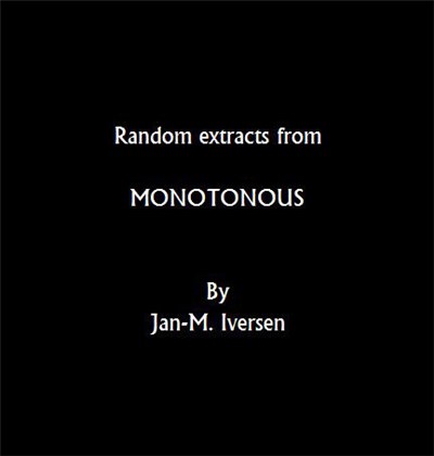 Jan-M. Iversen - Random Extracts From Monotonous download mp3 flac