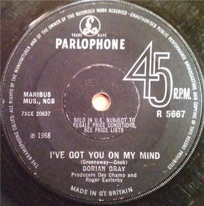 Dorian Gray - I've Got You On My Mind download mp3 flac