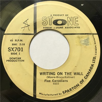 Five Canadians - Writing On The Wall / Goodnight download mp3 flac