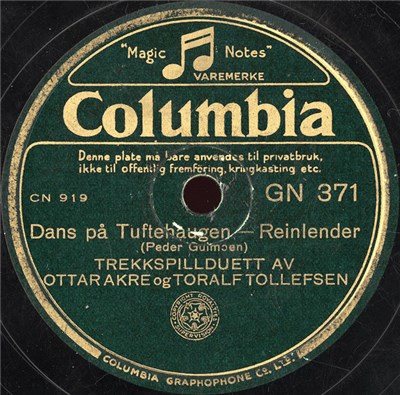 Ottar Akre Og Toralf Tollefsen - Dans På Tuftehaugen / Excelsior Masurka download mp3 flac