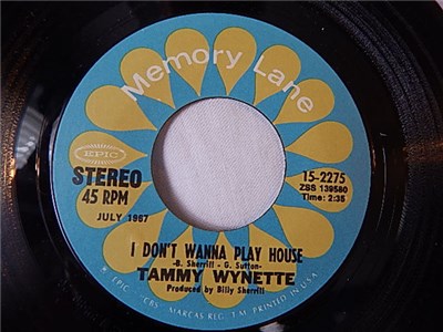 Tammy Wynette - I Don't Wanna Play House / Take Me To Your World download mp3 flac