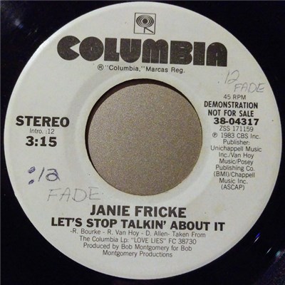 Janie Fricke - Let's Stop Talkin' About It download mp3 flac