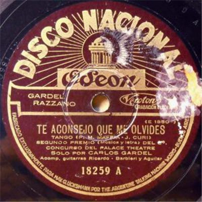 Gardel - Razzano - Te Aconsejo Que Me Olvides / Pobre Mi Gaucha download mp3 flac