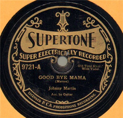 Johnny Martin - Good Bye Mama / Sweet Wimmin' download mp3 flac
