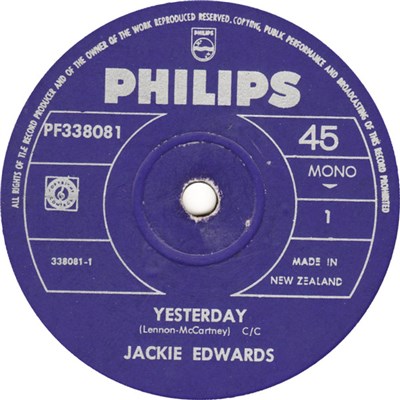 Jackie Edwards - Yesterday download mp3 flac