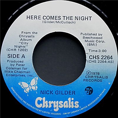 Nick Gilder - Here Comes The Night download mp3 flac