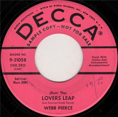 Webb Pierce - (Doin' The) Lovers Leap / Is It Wrong (For Loving You) download mp3 flac