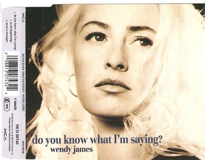 Wendy James - Do You Know What I'm Saying? download mp3 flac