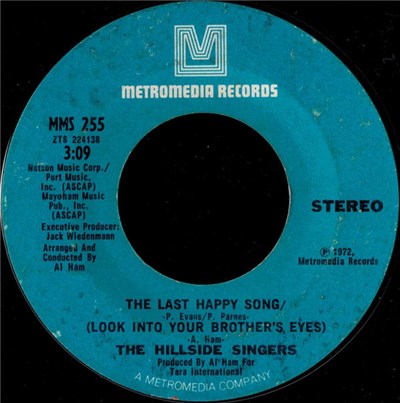 The Hillside Singers - The Last Happy Song (Look Into Your Brother's Eyes) download mp3 flac