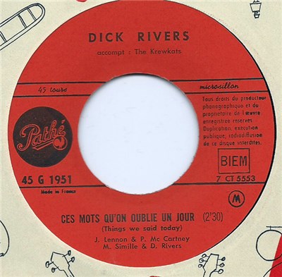 Dick Rivers - Ces Mots Qu'On Oublie Un Jour / Mais Je T'Aime download mp3 flac