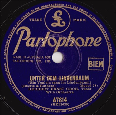 Herbert Ernst Groh - Unter Dem Lindenbaum / In Einem Kuhlen Grunde download mp3 flac