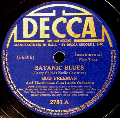 Bud Freeman And The Summa Cum Laude Orchestra - Satanic Blues / The Sail Fish download mp3 flac