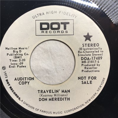Don Meredith - Travelin' Man download mp3 flac