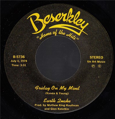 Earth Quake - Friday On My Mind / Tall Order For A Short Guy download mp3 flac