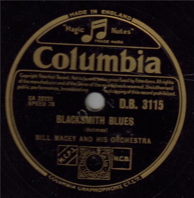 Bill Macey And His Orchestra - Blacksmith Blues / Charlie My Boy download mp3 flac