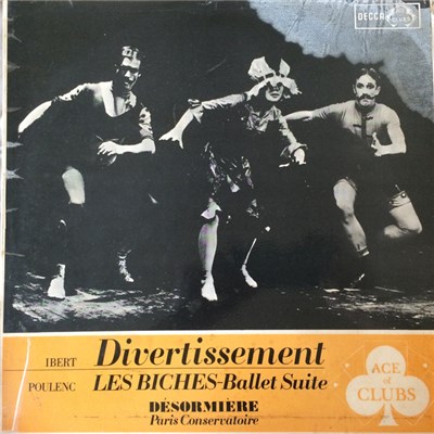 Ibert / Poulenc - Désormière, Paris Conservatoire - Divertissement / Les Biches - Ballet Suite download mp3 flac