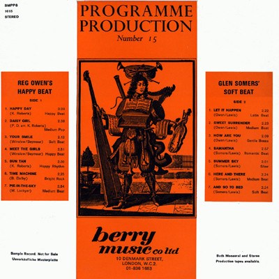 Reg Owen's Happy Beat / Glen Somers' Soft Beat - Programme Production Number 15 download mp3 flac