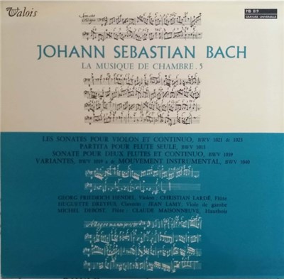 Johann Sebastian Bach - La Musique de Chambre 5 download mp3 flac
