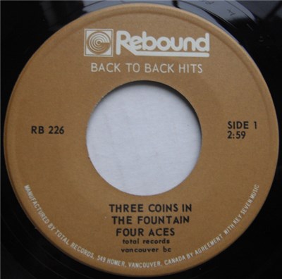 The Four Aces - Three Coins In The Fountain / Love Is A Many Splendored Thing download mp3 flac